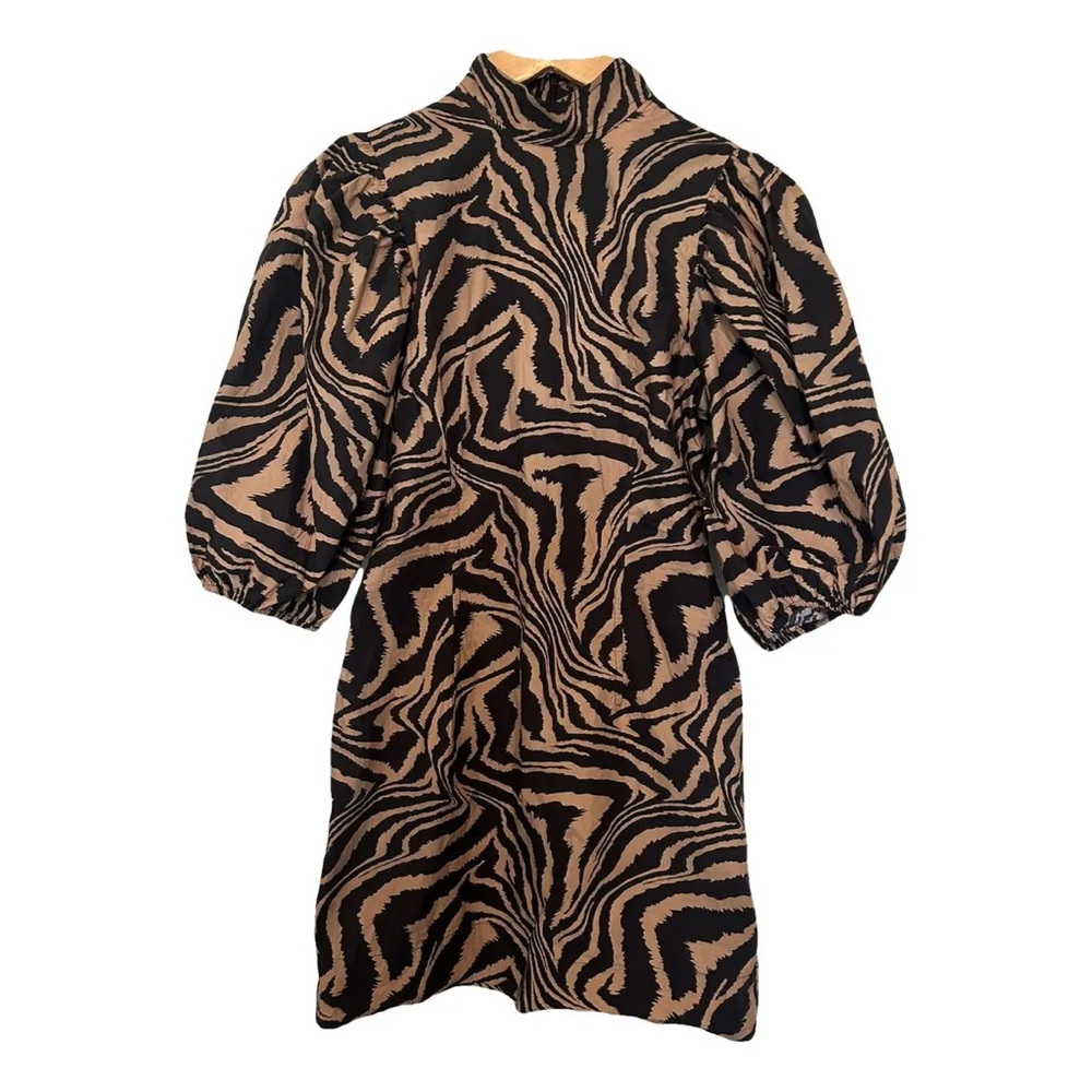 GANNI Zebra Mini Dress